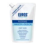 Eubos Seife Liquid unparfumiert blau, Refill, 400 ml