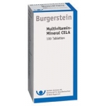 Burgerstein Multivitamin-Mineral Cela, 100 Tabletten
